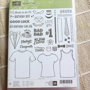 Stampin' Up Custom Tee Stamp Set + Framelits